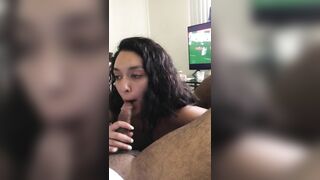 Slut sucking dick