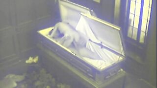 Twisted coffin fetish couple fuck