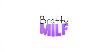 BrattyMilf - Hot Stepmom Ava Madison Seduces Stepson To Keep Her Secret