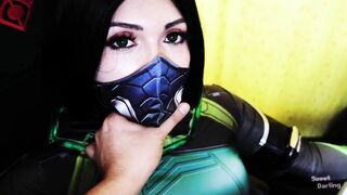 Valorant - Viper Cosplay creampie and facial