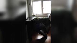 My first time humping on a chair in years, amazing orgasm