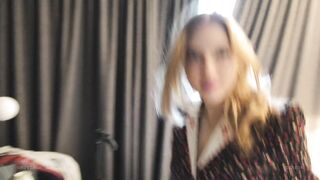 Booked a hotel room to fuck her tight pussy 4k