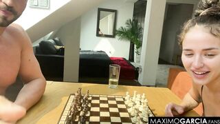 She Losses on Chess, He Wins her Pussy. Maximo Garcia - Geisha Kyd