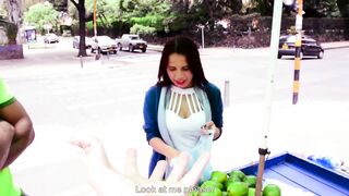 Latin Chick Julia Cruz Has Her Pussy Shared With Two Big Cocks - CARNE DEL MERCADO