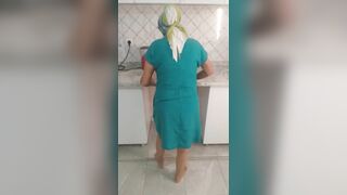 Mature stepmom expose real turkish