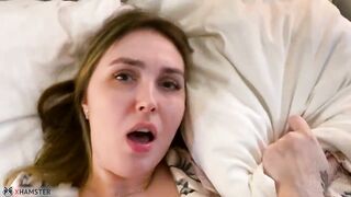 -Yeah cum inside me please!. Fucked stepmom in hotel room after party