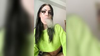 Goth Whore Smoking And Using You As An Ashtray
