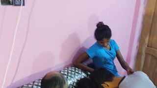 Two desi Bhabhi Fucking in Group Sex Party at home sex foursome fucks