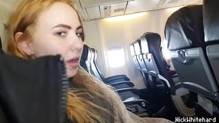 Airplane ! Horny Pilot's Wife Shows Big Tits In Public